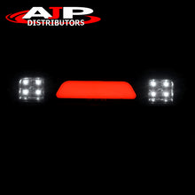 Load image into Gallery viewer, Ford F250 F350 F450 (Super Duty Models Only) 1999-2016 / Ford Ranger 1993-2011 / Mazda B2300 B2500 B300 B400 1995-2003 LED Bar 3rd Brake Light Chrome Housing Clear Len (Version 2)