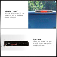 Load image into Gallery viewer, Ford F150 2004-2008 / Explorer Sport Trac 2007-2010 / Lincoln Mark LT 2006-2008 LED Bar 3rd Brake Light Black Housing Clear Len (Version 2)
