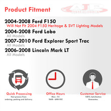Load image into Gallery viewer, Ford F150 2004-2008 / Explorer Sport Trac 2007-2010 / Lincoln Mark LT 2006-2008 LED Bar 3rd Brake Light Chrome Housing Clear Len (Version 2)
