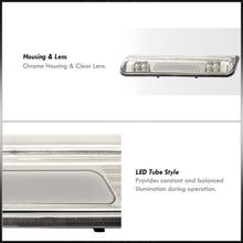 Load image into Gallery viewer, Ford F150 2004-2008 / Explorer Sport Trac 2007-2010 / Lincoln Mark LT 2006-2008 LED Bar 3rd Brake Light Chrome Housing Clear Len (Version 2)