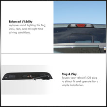 Load image into Gallery viewer, Ford F150 2015-2020 / F250 F350 F450 Super Duty 2017-2022 / Ranger 2019-2023 Strobe LED 3rd Brake Light Chrome Housing Smoke Len (Excluding Raptor Models)