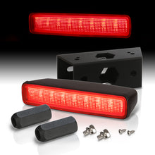 Load image into Gallery viewer, Jeep Wrangler JL 2018-2024 LED 3rd Brake Light With Relocation Kit Chrome Housing Red Len