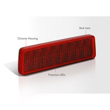 Load image into Gallery viewer, Jeep Wrangler JK 2007-2017 LED 3rd Brake Light With Spare Tire Relocation Kit Chrome Housing Red Len