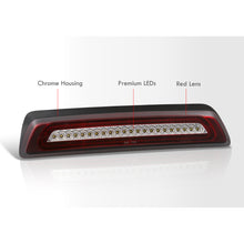 Load image into Gallery viewer, Toyota Tundra 2007-2021 Strobe LED 3rd Brake Light Chrome Housing Red Len
