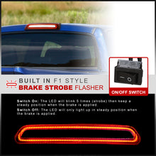 Load image into Gallery viewer, Toyota Tundra 2007-2021 Strobe LED 3rd Brake Light Chrome Housing Red Len