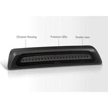Load image into Gallery viewer, Toyota Tundra 2007-2021 Strobe LED 3rd Brake Light Chrome Housing Smoke Len