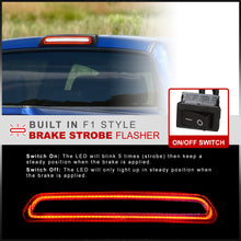 Load image into Gallery viewer, Toyota Tundra 2007-2021 Strobe LED 3rd Brake Light Chrome Housing Smoke Len