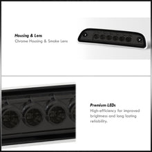 Load image into Gallery viewer, Toyota Tacoma 1995-2015 LED 3rd Brake Light Chrome Housing Smoke Len