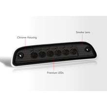 Load image into Gallery viewer, Toyota Tacoma 1995-2015 LED 3rd Brake Light Chrome Housing Smoke Len
