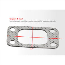 Load image into Gallery viewer, Universal 4 Bolt T3 Turbo Manifold Flange Gasket