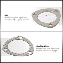 Load image into Gallery viewer, Universal 3" 3 Bolt Catback Exhaust Weld-On Adapter Flange