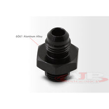 Load image into Gallery viewer, ORB-6 O-ring Boss AN6 6AN to AN6 6AN Male Adapter Fitting Black