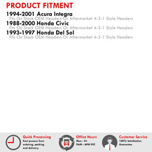 Load image into Gallery viewer, Acura Integra 1994-2001 / Honda Civic 1988-2000 / Del Sol 1993-1997 4-2-1 Replacement Exhaust Header Gasket Kit - Includes Gasket , Bolts , Donut