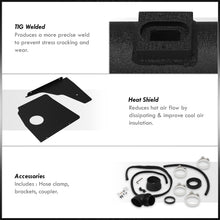 Load image into Gallery viewer, Chevrolet Camaro 3.6L V6 2010-2011 Cold Air Intake Black + Heat Shield
