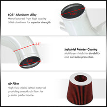 Load image into Gallery viewer, Mitsubishi Lancer 2.0l I4 2002-2005 Cold Air Intake Polished (Manual Transmissions Only)
