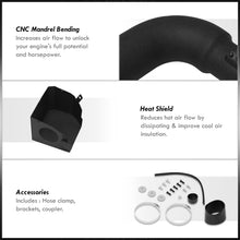 Load image into Gallery viewer, Scion FRS 2013-2016 / Toyota 86 2017-2020 / Subaru BRZ 2013-2020 Cold Air Intake Black + Heat Shield
