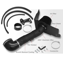 Load image into Gallery viewer, Ford Mustang 4.6L V8 2005-2009 Cold Air Intake Black + Heat Shield