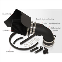 Load image into Gallery viewer, Cadillac CTS-V 6.2L V8 2009-2015 Cold Air Intake Black + Heat Shield