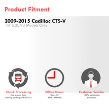Load image into Gallery viewer, Cadillac CTS-V 6.2L V8 2009-2015 Cold Air Intake Black + Heat Shield
