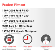 Load image into Gallery viewer, Ford F150 1997-2003 / F250 1997-1998 / Expedition 1997-2003 / Lincoln Navigator 1998-1999 4.6L 5.4L V8 Cold Air Intake Red + Heat Shield
