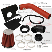 Load image into Gallery viewer, Ford F150 2004-2008 / Lincoln Mark LT 2006-2008 5.4L V8 Cold Air Intake Red + Heat Shield