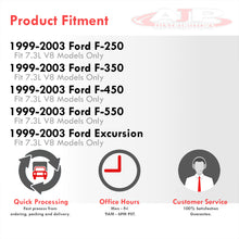 Load image into Gallery viewer, Ford F250 F350 F450 F550 Super Duty 1999-2003 / Excursuion 1999-2003 7.3L V8 Cold Air Intake Polished + Heat Shield