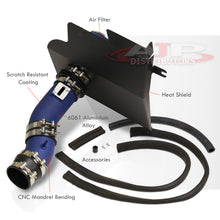 Load image into Gallery viewer, Ford Mustang 3.7L V6 2011-2014 Cold Air Intake Blue + Heat Shield