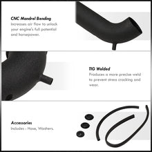 Load image into Gallery viewer, Dodge Ram 1500 2500 3500 4.7L 5.7L V8 2002-2008 Cold Air Intake Black + Heat Shield