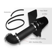 Load image into Gallery viewer, Chrysler 300C 2005-2010 / Dodge Charger 2006-2010 / Challenger 2008-2010 / Magnum 2005-2008 5.7L 6.1L V8 Cold Air Intake Black + Heat Shield