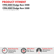 Load image into Gallery viewer, Dodge Ram 2500 3500 5.9L 1994-2002 Cold Air Intake Filter + Heat Shield