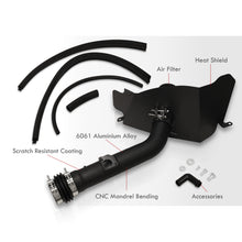 Load image into Gallery viewer, Toyota Tacoma 1999-2004 / 4Runner 1999-2002 3.4L V6 Cold Air Intake Black + Heat Shield