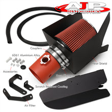 Load image into Gallery viewer, Ford F250 F350 F450 F550 Super Duty V8 6.4L 2008-2010 Cold Air Intake Red + Heat Shield