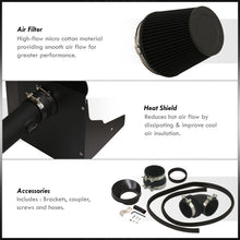 Load image into Gallery viewer, Chevrolet Camaro 3.6L V6 2012-2015 Cold Air Intake Black + Heat Shield