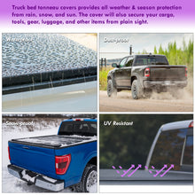 Load image into Gallery viewer, Chevrolet Silverado 1500 5.8FT 2019-2022 / GMC Sierra 1500 5.8FT 2019-2022 Soft Tri Fold Truck Tonneau Bed Cover (Extra Short Bed 5´8")