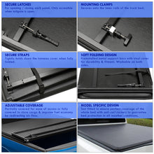 Load image into Gallery viewer, Chevrolet Colorado 6FT 2004-2012 / GMC Canyon 6FT 2004-2012 / Isuzu I-280 2006 / I-290 2007-2008 / I-370 2007-2008 Soft Tri Fold Truck Tonneau Bed Cover (Standard Short Bed 6´)