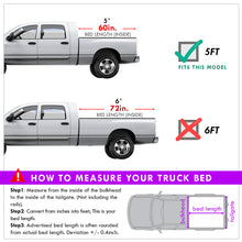 Load image into Gallery viewer, Chevrolet Colorado 5FT 2004-2012 / GMC Canyon 5FT 2004-2012 / Isuzu I-280 2006 / I-290 2007-2008 / I-370 2007-2008 Hard Tri Fold Truck Tonneau Bed Cover (Extra Short Bed 5´)
