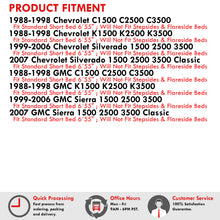 Load image into Gallery viewer, Chevrolet C/K Silverado 1988-2007 / GMC C/K Sierra 1988-2007 6.5FT 6.6FT Hard Tri Fold Truck Tonneau Bed Cover (Standard Short Bed 6´55" - Will Not Fit Stepsides & Flareside Beds)