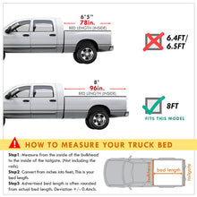 Load image into Gallery viewer, Dodge Ram 1500 2002-2018 / RAM 1500 Classic 2019-2022 / Dodge Ram 2500 3500 2003-2022 8FT Soft 4 Fold Truck Tonneau Bed Cover (Long Bed 8´ without Ram Box)