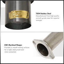 Load image into Gallery viewer, Acura Integra Hatchback GS LS RS 1994-2001 N1 Style Stainless Steel Catback Exhaust System Gunmetal (Piping: 2.5" / 65mm | Tip: 4.5")