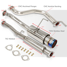 Load image into Gallery viewer, Acura Integra Hatchback GS LS RS 1994-2001 N1 Style Stainless Steel Catback Exhaust System Burnt Tip (Piping: 2.5" / 65mm | Tip: 4.5")