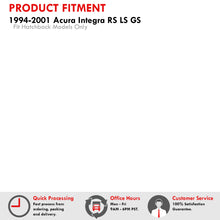 Load image into Gallery viewer, Acura Integra Hatchback GS LS RS 1994-2001 N1 Style Stainless Steel Catback Exhaust System Burnt Tip (Piping: 2.5" / 65mm | Tip: 4.5")