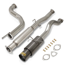 Load image into Gallery viewer, Acura Integra Hatchback GS LS RS 1994-2001 N1 Style Stainless Steel Catback Exhaust System Gunmetal (Piping: 2.5" / 65mm to 3.0" / 76mm | Tip: 4.5")