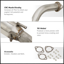 Load image into Gallery viewer, Acura RSX Base 2002-2006 N1 Style Stainless Steel Catback Exhaust System (Piping: 2.25" / 58mm | Tip: 4.5")