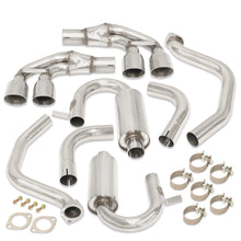 Load image into Gallery viewer, Chevrolet Corvette C5 Z06 5.7L V8 1997-2004 Oval Quad Tip Stainless Steel Catback Exhaust System (Piping: 2.5" / 65mm | Tip: 4.5")