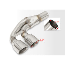 Load image into Gallery viewer, Chevrolet Corvette C5 Z06 5.7L V8 1997-2004 Oval Quad Tip Stainless Steel Catback Exhaust System (Piping: 2.5" / 65mm | Tip: 4.5")