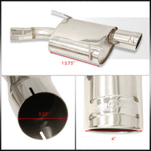 Load image into Gallery viewer, Ford Mustang 4.6L 5.4L V8 2005-2009 Dual Tip Stainless Steel Catback Exhaust System (Tip: 3.5")