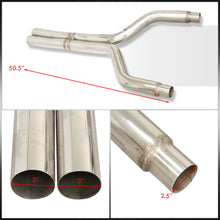 Load image into Gallery viewer, Ford Mustang 4.6L 5.4L V8 2005-2009 Dual Tip Stainless Steel Catback Exhaust System (Tip: 3.5")