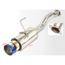 Load image into Gallery viewer, Honda Civic EX 2001-2005 N1 Style Stainless Steel Catback Exhaust System Burnt Tip (Piping: 2.5" / 65mm | Tip: 4.5")