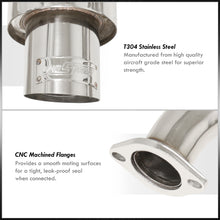 Load image into Gallery viewer, Honda Civic SI Sedan 2006-2011 N1 Style Stainless Steel Catback Exhaust System (Piping: 2.5" / 65mm | Tip: 4.5")