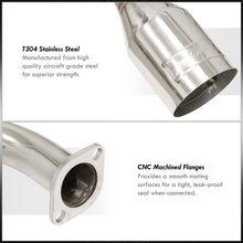 Load image into Gallery viewer, Honda Civic Hatchback 1988-1991 Stainless Steel Catback Exhaust System (Piping: 2.25" / 58mm | Tip: 4.5")